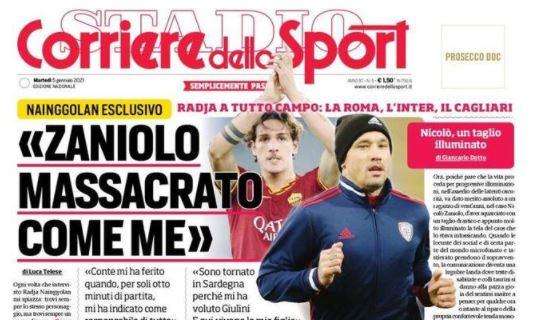 PRIMA PAGINA - CdS: "Juve, paura Covid. Lazio, lite Lotito-Tare"