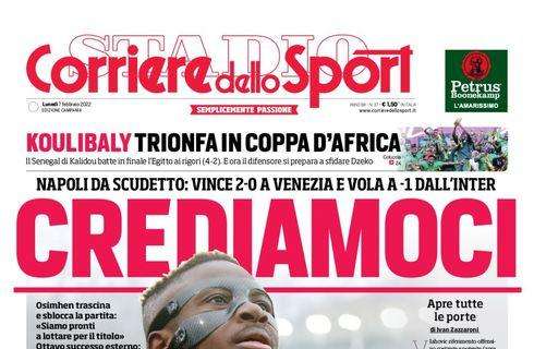 PRIMA PAGINA - CdS Campania: "Crediamoci"
