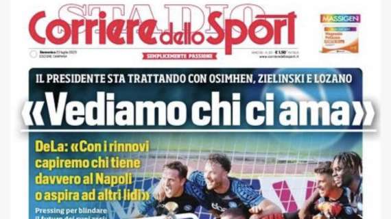 PRIMA PAGINA - Cds Campania: “ADL tratta con Osi, Zielu e Lozano: vediamo chi ci ama”