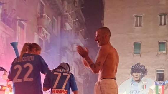 Festa Scudetto, è apoteosi ai Quartieri Spagnoli nel nome di Maradona