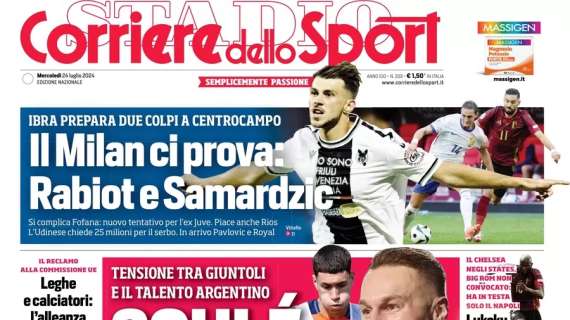 Cds: "Lukaku a casa per Conte"