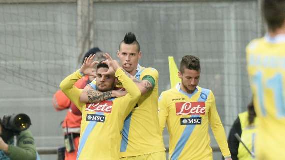Sassuolo-Napoli, i precedenti: gli azzurri non vincono al Mapei dal 2014