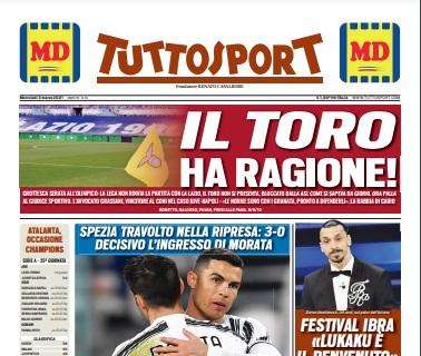 PRIMA PAGINA - Tuttosport: "Il Toro ha ragione!"