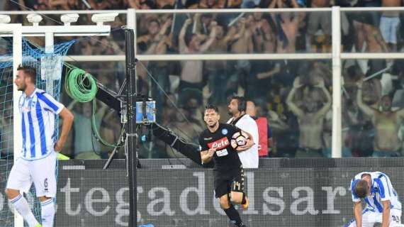 Sky, Camicioli: "Napoli favorito sul Milan, abbiamo visto come hanno reagito gli azzurri contro il Pescara"