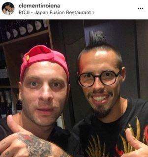 FOTO - Hamsik e Clementino a cena insieme: serata a base di Sushi