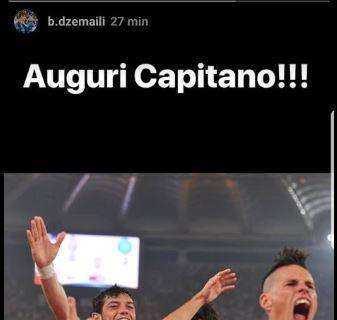 FOTO - Dzemaili posta una foto in maglia azzurra con Hamsik: "Auguri capitano!"