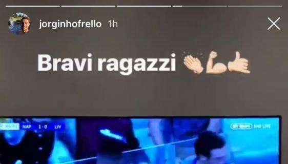 VIDEO - Jorginho ancora legato al Napoli, l'ex azzurro fa il tifo da Londra: "Bravi ragazzi!"