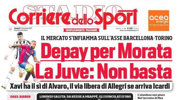 PRIMA PAGINA - Corriere dello Sport: “Insigne, sì al Toronto”