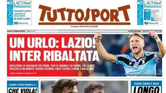 PRIMA PAGINA - Tuttosport - "Colpo Napoli, gioiello Mertens"