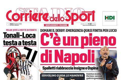 PRIMA PAGINA - Cds Campania: “C’è un pieno di Napoli”