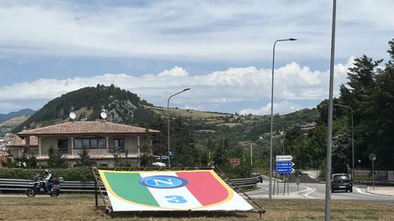 FOTO - C’è il Tricolore a Castel di Sangro: in Abruzzo accolgono così i campioni d’Italia