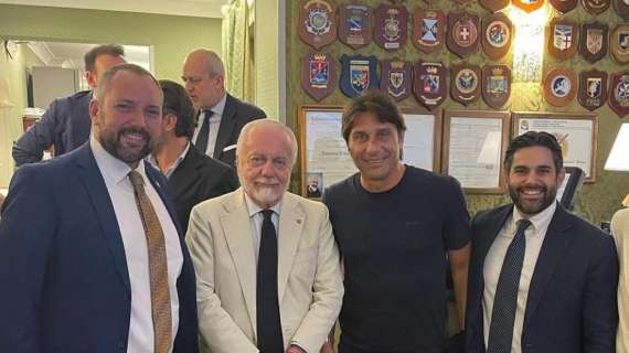 Conte e ADL a cena a Roma: prima foto insieme per allenatore e presidente 