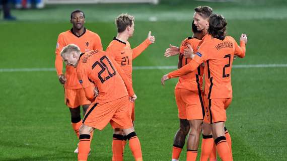 L'Olanda schianta 3-0 la Macedonia del Nord: Elmas in campo per 90'