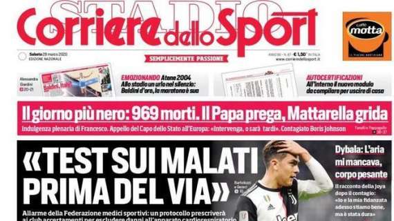 PRIMA PAGINA - CdS intervista Ancelotti: "Sarà un calcio più vero"