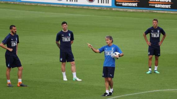 Italia, Mancini lancia il ballottaggio: "Agli Europei in porta uno tra Meret e Donnarumma"