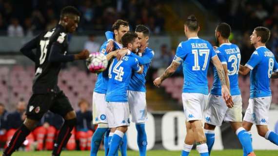 Il Napoli asfalta le avversarie nelle statistiche: è la squadra con maggior possesso palla in Serie A