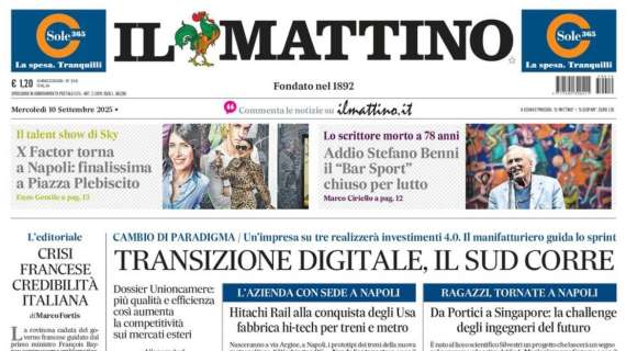 Il Mattino: "Boom di vendite di maglie per i Campioni"