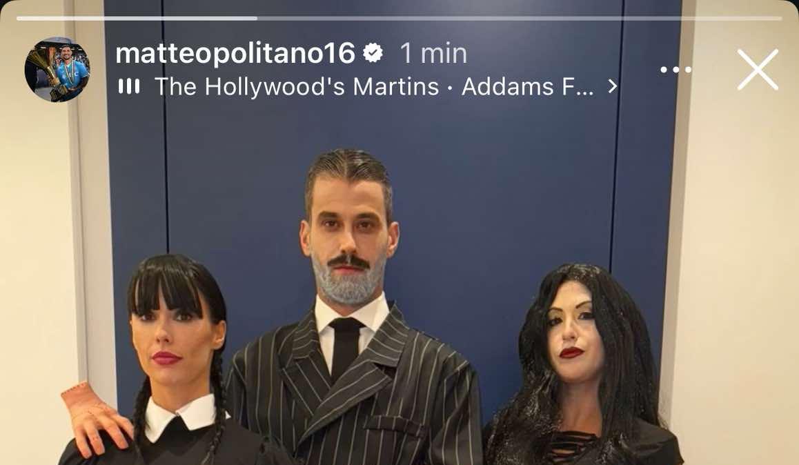 Festa di Halloween in casa Napoli: Spinazzola e Politano in stile Famiglia Addams