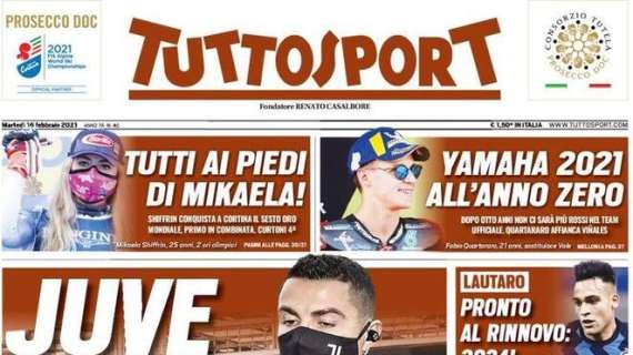 PRIMA PAGINA - Tuttosport: "Juve, Champions Covid"