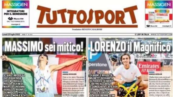PRIMA PAGINA - Tuttosport: “Napoli ad alta tensione: Spalletti caccia Osimhen"