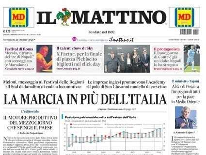 Il Mattino: "Il Buongiorno di Conte è giù un idolo: Napoli lo ha stregato"