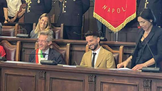 Cittadinanza onoraria, Mertens in lacrime: "Napoli mi ha cambiato, qui ho capito che basta poco per esser felici"