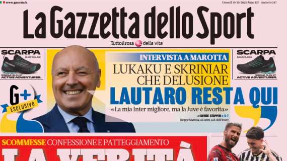 PRIMA PAGINA - Gazzetta: "La verità di Tonali: confessione e patteggiamento"