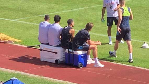 Solo lavoro a secco per McTominay e Simeone: i due tornano in gruppo per le ripetute