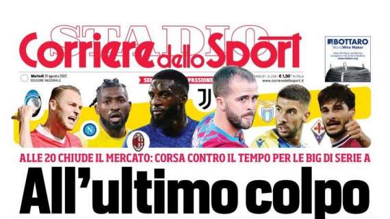 PRIMA PAGINA - Cds: "Anguissa al Napoli. Petagna non vuole andare alla Samp”