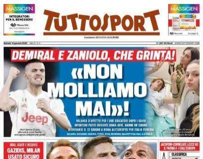 PRIMA PAGINA - Tuttosport: "Inter, Conte va in formula 3. Toro, Verdi paga"