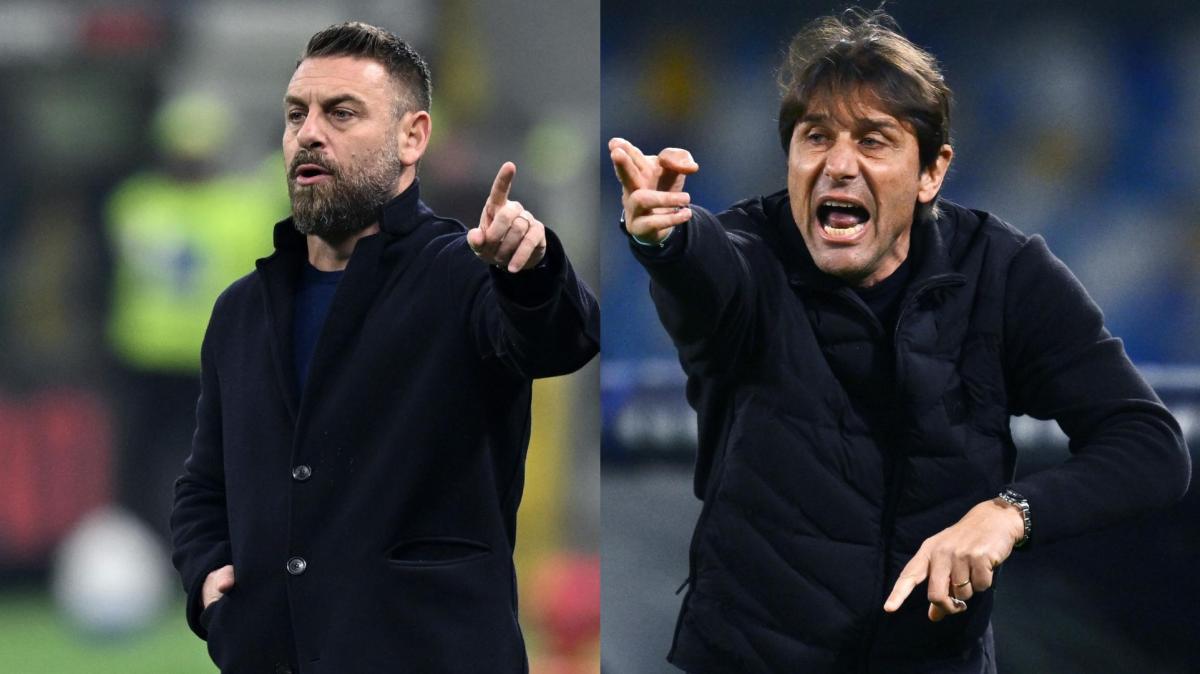 Conte contro De Rossi: l'allievo sfida il maestro che lo allenò in nazionale