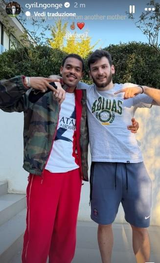 "Con mio fratello", Ngonge ospite di Kvaratskhelia a Parigi