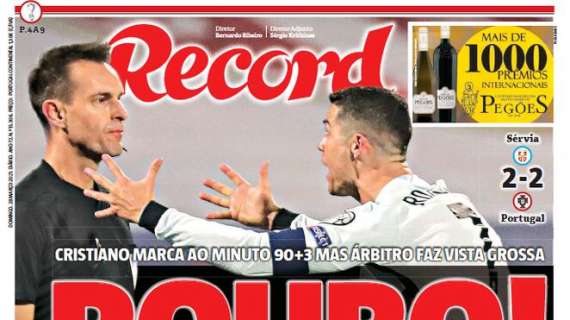Ronaldo segna, l'arbitro non convalida e in Portogallo si grida allo scandalo: "Furto senza VARgogna!"
