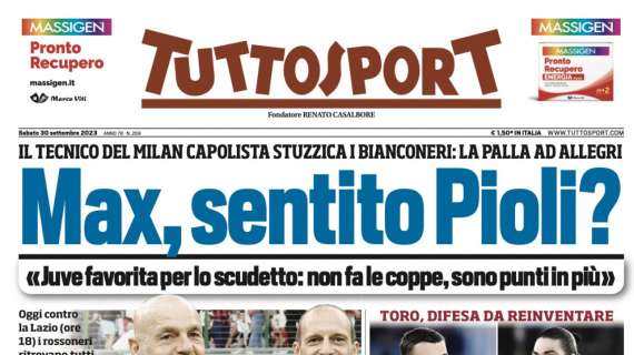 PRIMA PAGINA - Tuttosport: “ADL col Napoli a Lecce: possibile confronto con Osimhen"