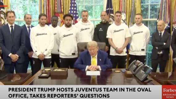 Juventus da Trump alla Casa Bianca: presenti anche Elkann ed Infantino