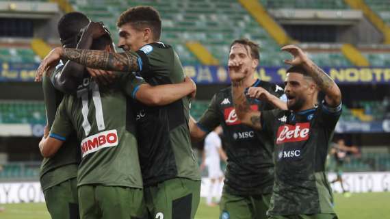 La UEFA celebra la vittoria del Napoli: "Milik e Lozano stendono il Verona"