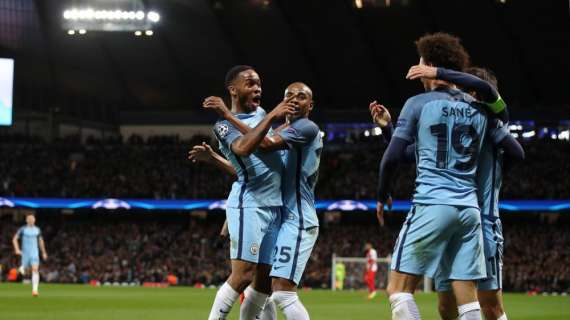 Man City subito in vantaggio: Sterling firma l'1-0, inglesi subito padroni del match