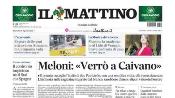 PRIMA PAGINA – Il Mattino: “Un nuovo elemento danese per l’attacco di Garcia”