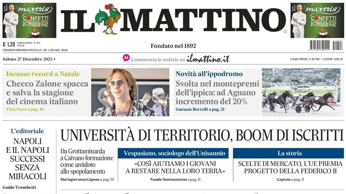 Il Mattino: "La Supercoppa della città"