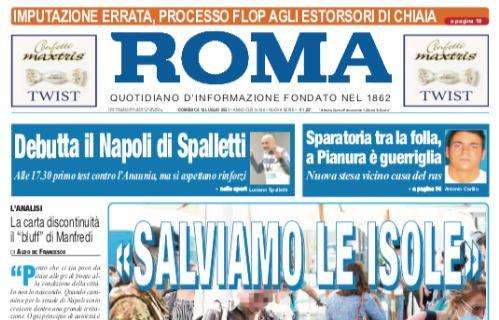 PRIMA PAGINA - Il Roma verso la Bassa Anaunia: "Debutta il Napoli di Spalletti"