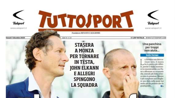 PRIMA PAGINA - Tuttosport: "Juve, non far la stupida"