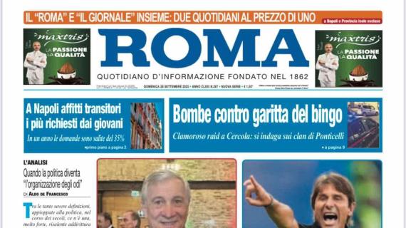 Il Roma: "Napoli in emergenza in casa del Milan"