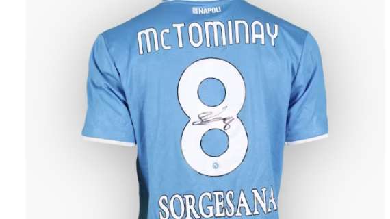 Clamoroso McTominay! Maglia indossata in Napoli-Cagliari venduta a cifra record