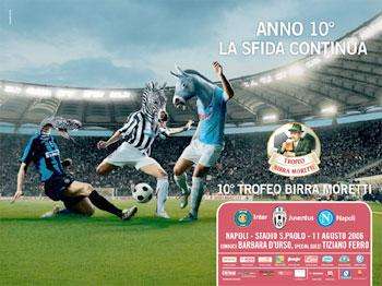 Trofeo Moretti, dopo Calciopoli sconvolti i valori in campo!