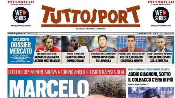 FOTO - Tuttosport lancia l'indiscrezione: "Marcelo chiama Juve!"