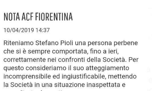 FOTO - Scintille Fiorentina-Pioli dopo l'addio, il club: "Suo comportamento ingiustificabile"