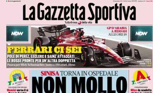 PRIMA PAGINA Gazzetta: "Mancini verso il sì, ptrebbe guidare la rifondazione"
