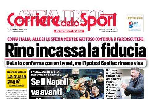 PRIMA PAGINA - CdS Campania: "Rino incassa la fiducia"