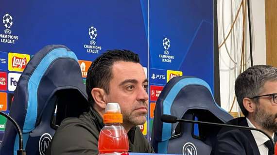 Barça, Xavi in conferenza: "Rigore su Osimhen? Non l'ho visto, ma siamo stati superiori al Napoli in entrambe le gare"