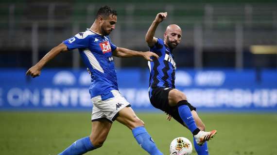 RILEGGI LIVE - Inter-Napoli 2-0 (11' D'Ambrosio, 73' Lautaro): è finita. Azzurri sconfitti a San Siro!